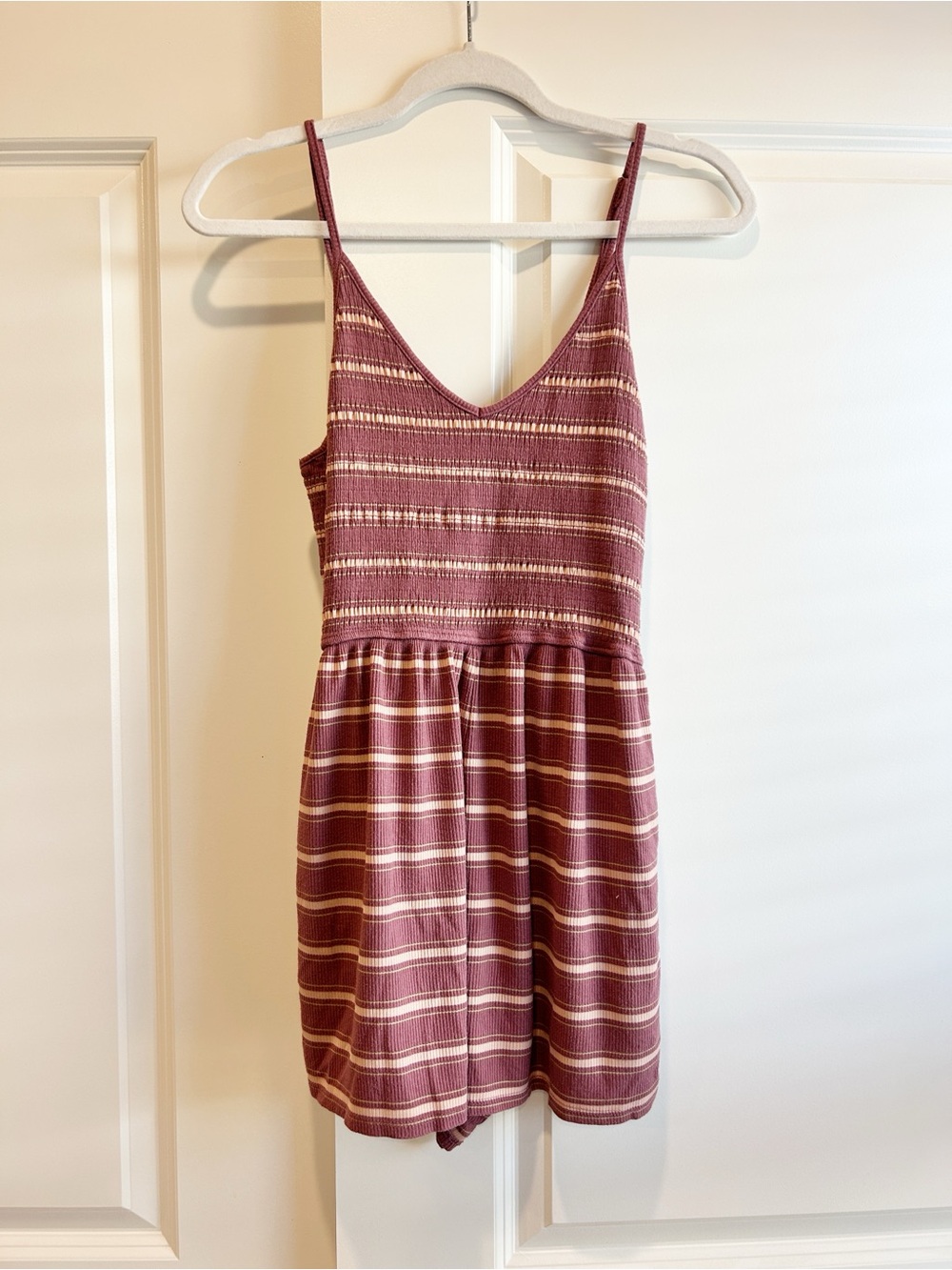 Wild Fable comfy striped romper size small